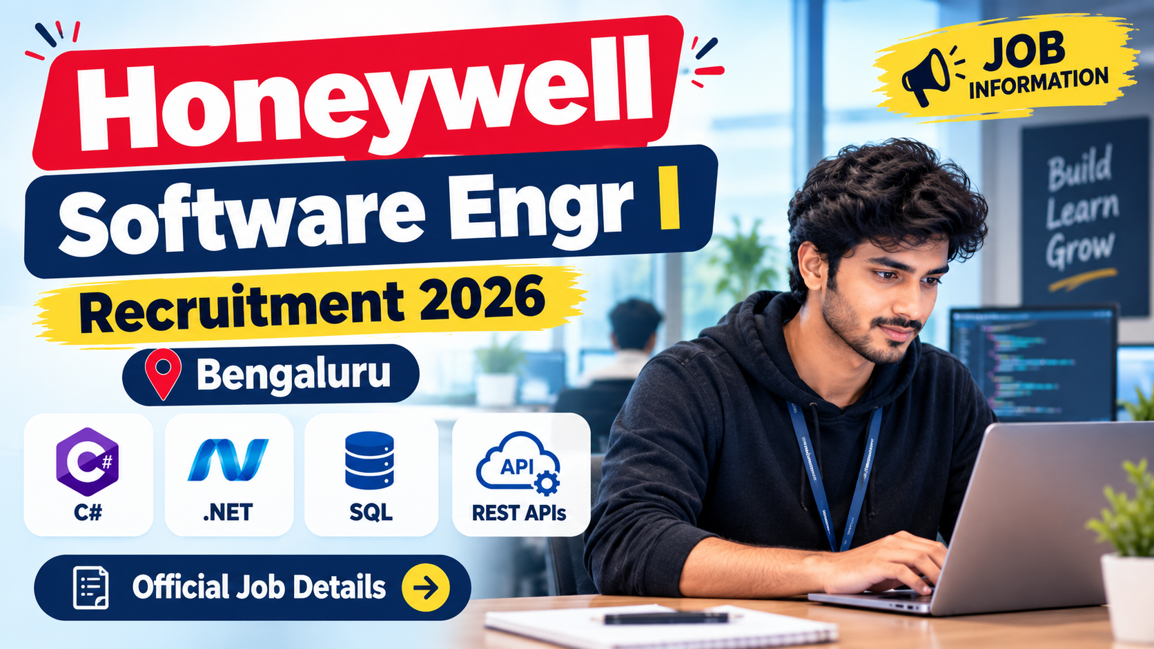 Honeywell Software Engr I Recruitment 2026 – Bengaluru | C# .NET