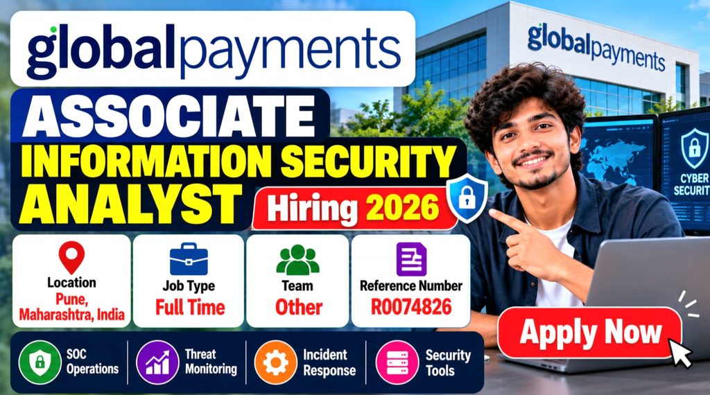 Global Payments Associate Information Security Analyst Recruitment Pune